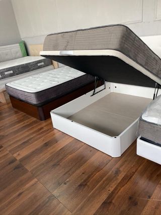 Canapé abatible blanco 135x190