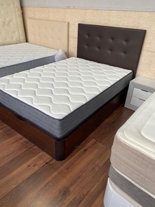 Canapé abatible blanco 135x190