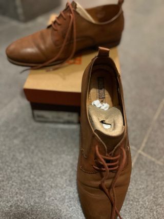 Zapatos Pikolinos Marrones Cordones