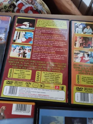 Lote 5 DVDs Infantiles Animados (Español)