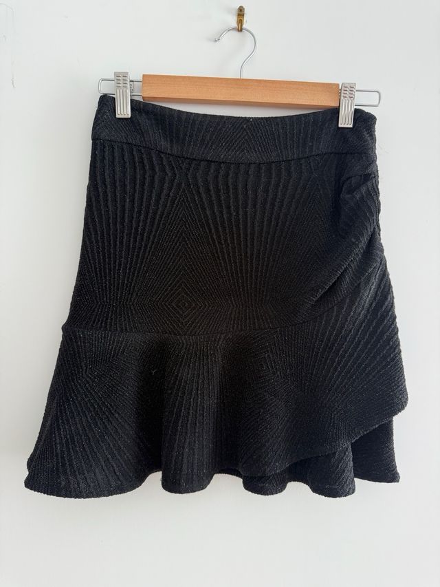 Falda mini IRO negra talla 34