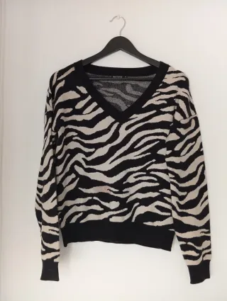 Jersey oversize estampado cebra