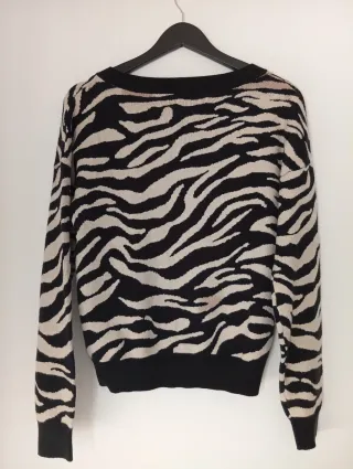 Jersey oversize estampado cebra