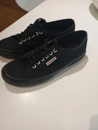 Zapatos Superga 2750 Cotu Classic Negros.