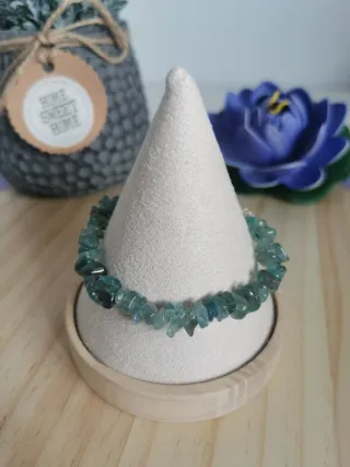 Pulsera Apatita Natural de chips.