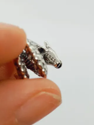 Charm dragon de plata