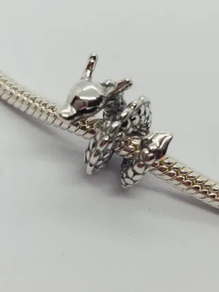Charm dragon de plata