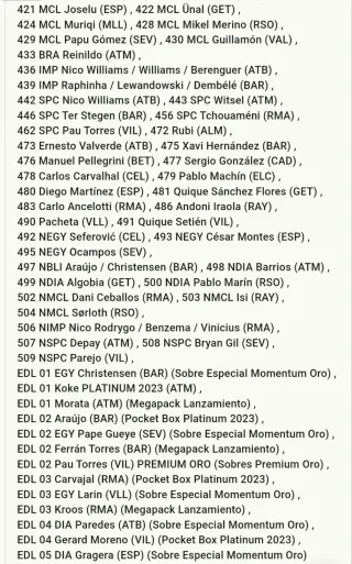 LOTE ALBUM 302 CROMOS LIGA 2022-23 ADRENALYN XL