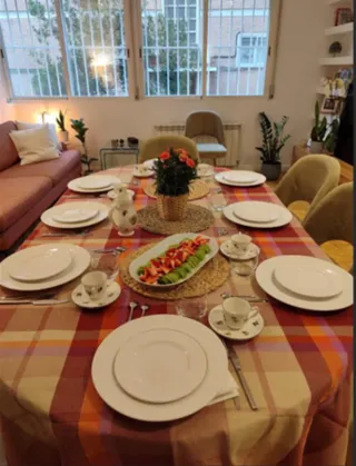 Mesa comedor extensible + 6 sillas