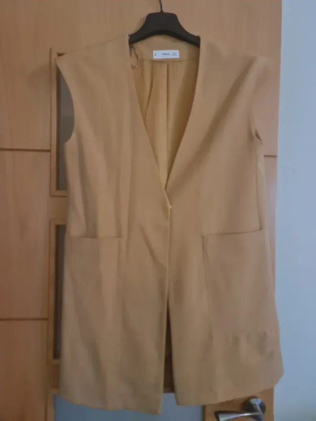 Chaleco  largo Oversize de Mango