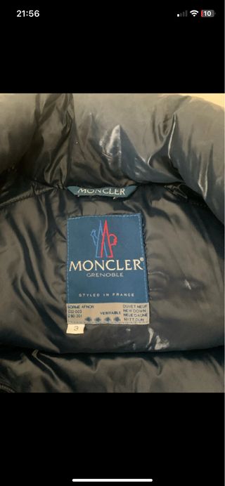 Moncler Piumino Blu