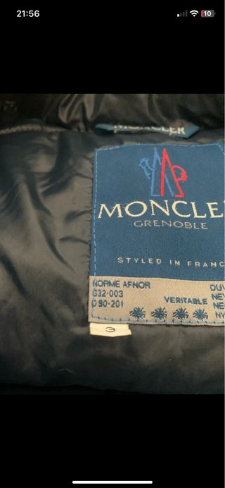 Moncler Piumino Blu