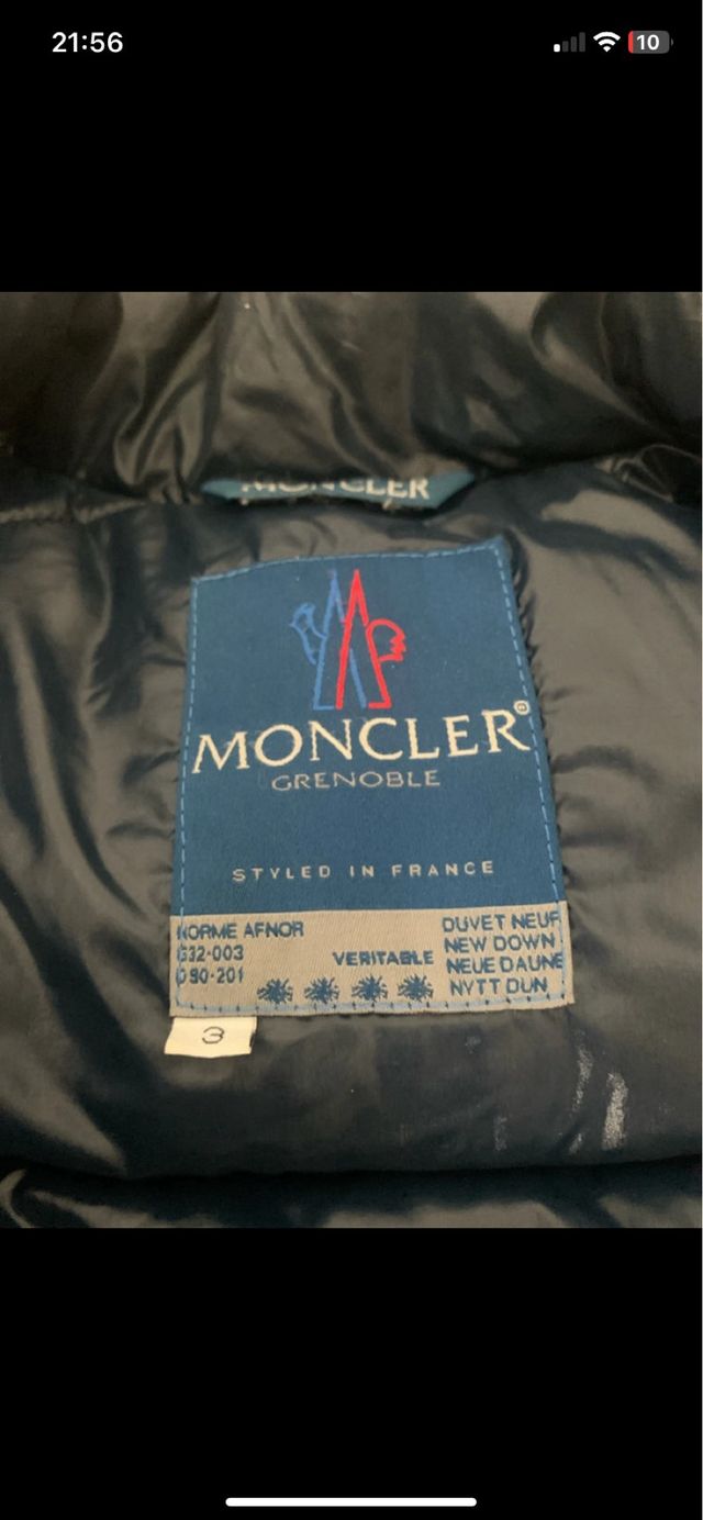 Moncler Piumino Blu