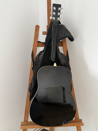 Guitarra Acústica Negra