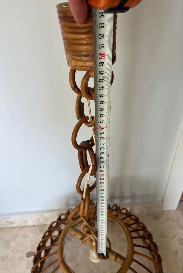 Lámparas Vintage de Mimbre