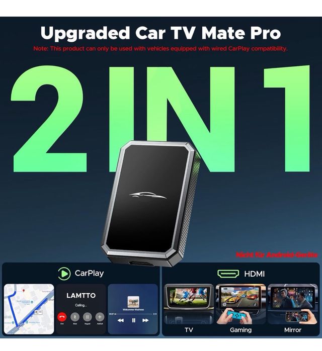 Adaptador CarPlay Inalámbrico LAMTTO