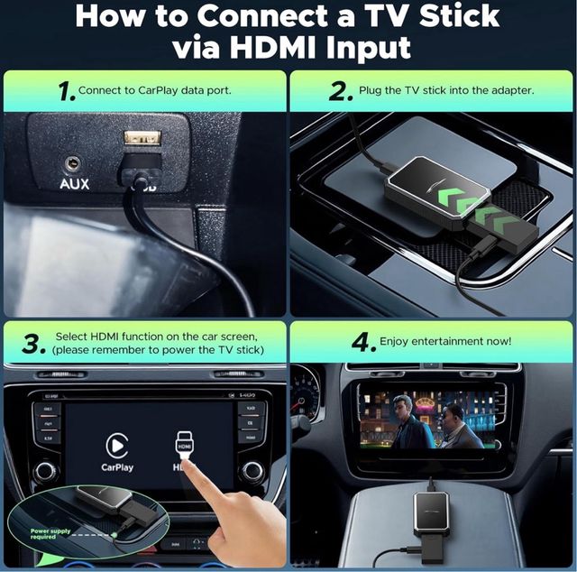 Adaptador CarPlay Inalámbrico LAMTTO