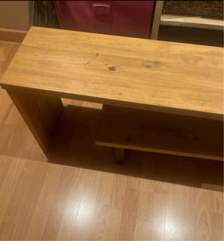 Mueble bajo TV madera y metal