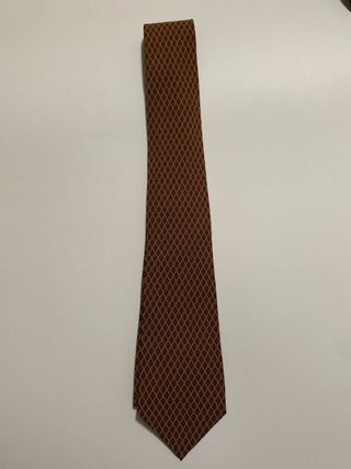 Corbata Loewe Roja y Dorada