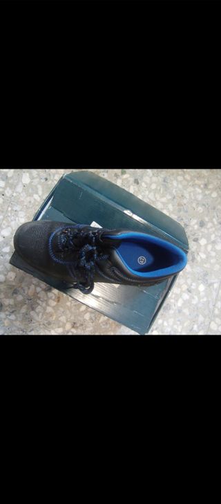 Calzado de Seguridad Negro y Azul