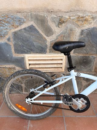 Bicicleta Infantil Decathlon Blanca