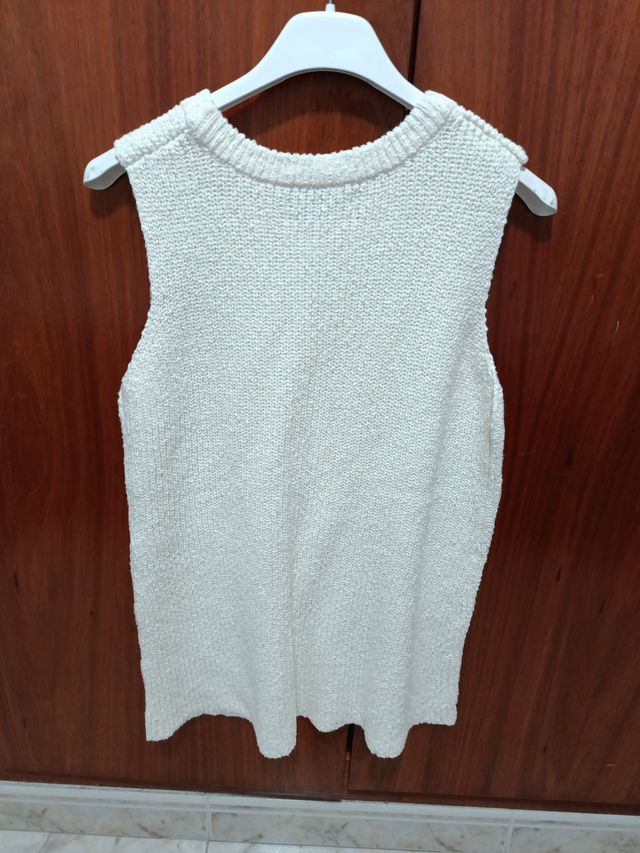 Chaleco tejido mujer talla S