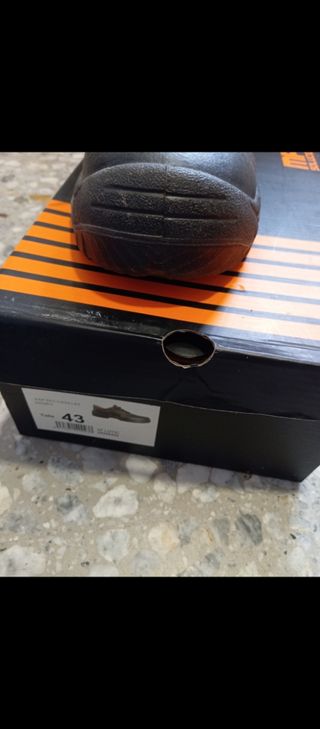Calzado de Seguridad MPL Negro y Naranja