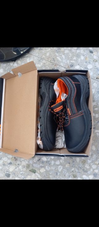 Calzado de Seguridad MPL Negro y Naranja