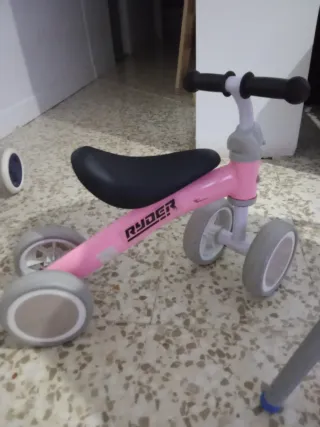 Bicicleta infantil RYDER rosa