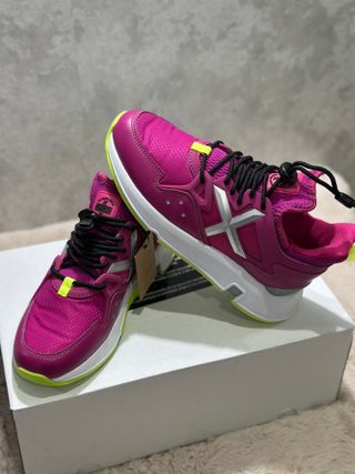 Munich CLIK Mujer Deportivas Rosa y Verde