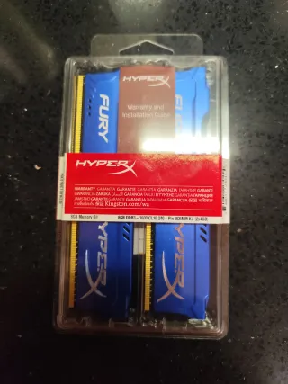 Kit 8GB RAM DDR3 2x4GB HyperX FURY