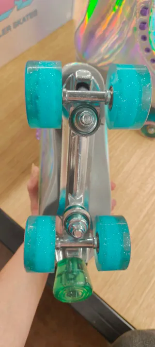 Patines 4 Ruedas Flamingueo Holográficos t39