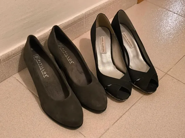 ZAPATOS de TACÓN PITILLOS y ÁNGEL ALARCÓN