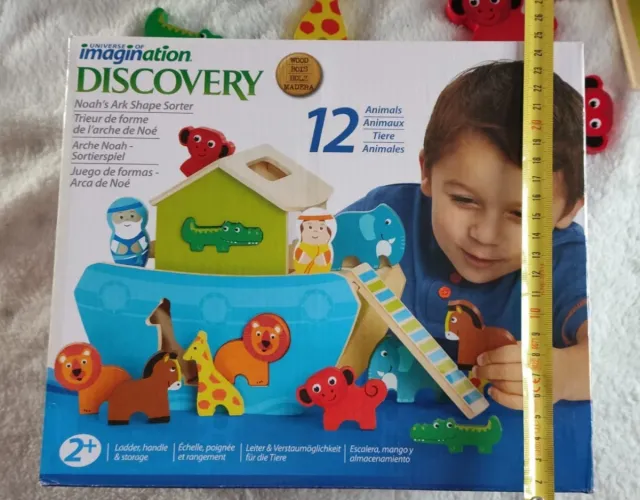 Arca de Noé de Madera - Clasificador de Formas