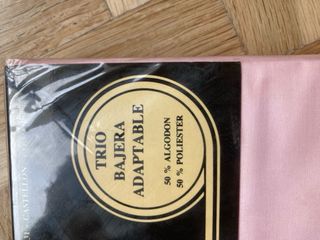 Juego Sábanas Tríptico Algodón/Poliéster Rosa