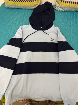 Sudadera Adidas Originals Rayas Azul Marino