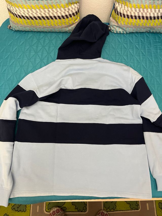 Camisola Adidas Originals Azul Marinho às Riscas