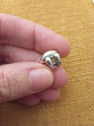 Charm Oso Perezoso Plata