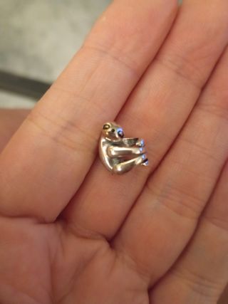Charm Oso Perezoso Plata