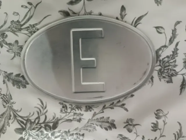 Chapa España Coche Clásico Ovalada