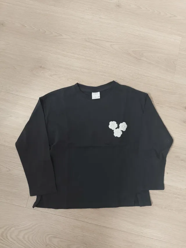 Lote 4 camisetas manga larga niña 8 años