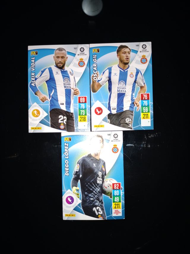 Cartas Adrenalyn: Vicente Moreno, Puado, Melamed