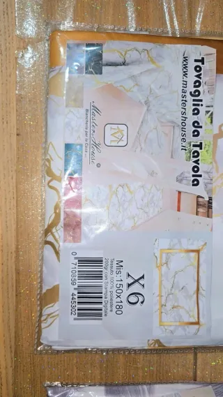 Tovaglia da Tavola Masters House 150x180