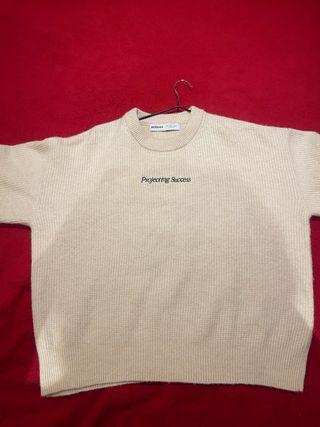 Jersey Bershka beige Projecting Success