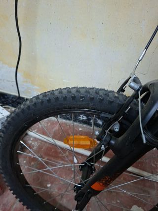 Bicicleta infantil naranja 4-8 años