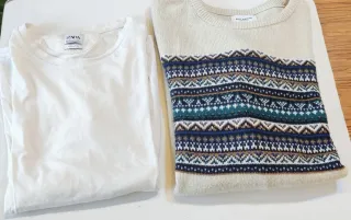 Conjunto Jersey Pull&Bear + Camiseta Zara XL 