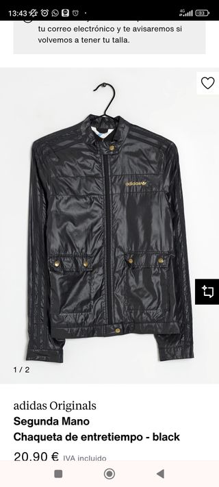 Chaqueta adidas Originals Negra