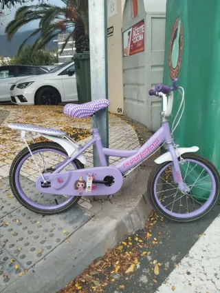 Bicicleta Infantil Morada