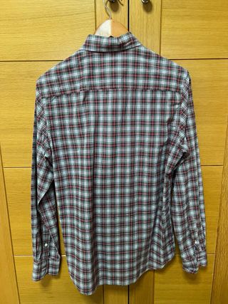 Camisa cuadros El Ganso verde y roja