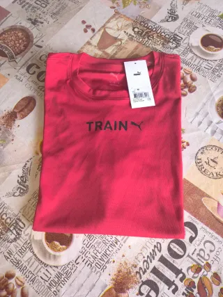 Camiseta Puma TRAIN Roja Talla M